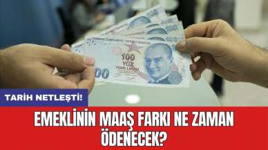 Emeklinin maaş farkı ne zaman ödenecek?