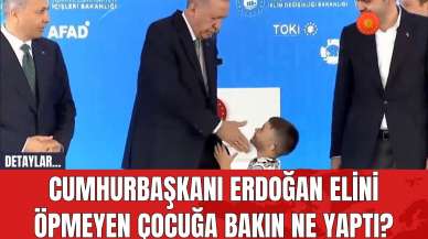 Cumhurbaşkanı Erdoğan Elini Öpmeyen Çocuğa Bakın Ne Yaptı?