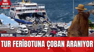 Tur feribotuna çoban aranıyor