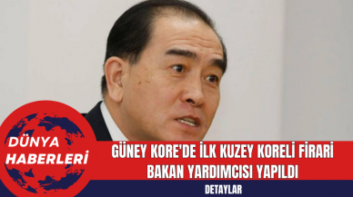 Güney Kore'de İlk Kuzey Koreli Firariyi Bakan Yardımcısı Yaptı