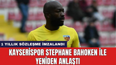 Kayserispor Stephane Bahoken ile yeniden anlaştı