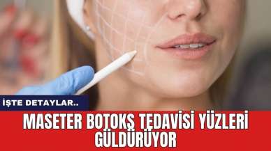 Maseter botoks tedavisi yüzleri güldürüyor