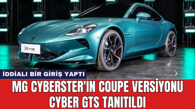 MG Cyberster'ın Coupe versiyonu Cyber GTS tanıtıldı