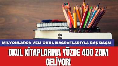 Milyonlarca veli okul masraflarıyla baş başa: Okul kitaplarına yüzde 400 zam geliyor!