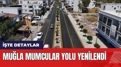 Muğla Mumcular Yolu yenilendi