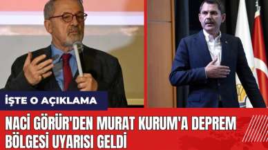 Naci Görür'den Murat Kurum'a deprem bölgesi uyarısı geldi: Felaketi gelecek nesillerimize ihraç ederiz