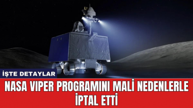 NASA VIPER programını mali nedenlerle iptal etti