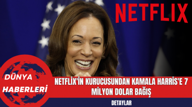 Netflix'in Kurucusundan Kamala Harris'e 7 Milyon Dolar Bağış