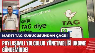 Paylaşımlı Yolculuk Yönetmeliği UKOME gündeminde! Martı TAG Kurucusundan çağrı