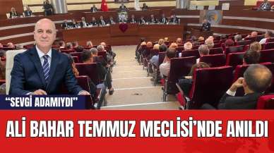 ATSO Temmuz Meclisi'nde Ali Bahar Anıldı! "Küsmeyeceğiz, Kızmayacağız, Gitmeyeceğiz"