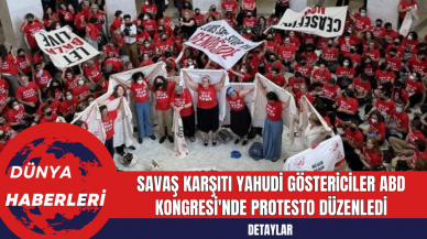 Savaş Karşıtı Yahudi Göstericiler ABD Kongresi'nde Protesto Düzenledi