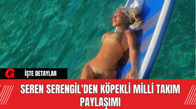 Seren Serengil'den Köpekli Milli Takım Paylaşımı