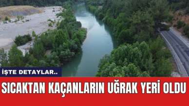 Sıcaktan kaçanların uğrak yeri oldu