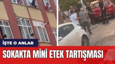 Sokakta mini etek tartışması