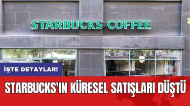 Starbucks'ın küresel satışları düştü