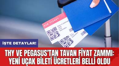 THY'de ve Pegasus'tan tavan fiyat zammı: Yeni uçak bileti ücretleri belli oldu