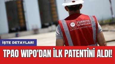 TPAO WIPO'dan ilk patentini aldı!