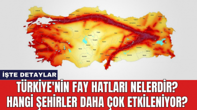 Türkiye'nin fay hatları nelerdir? Hangi şehirler daha çok etkileniyor?