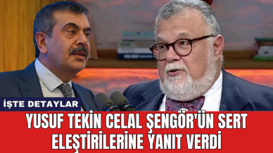 Yusuf Tekin Celal Şengör'ün eleştirilerine yanıt verdi