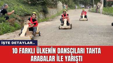 10 Farklı Ülkenin Dansçıları Tahta Arabalar İle Yarıştı