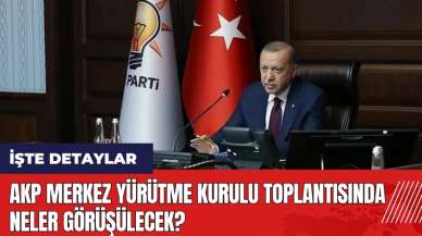 AKP Merkez Yürütme Kurulu toplantısında neler görüşülecek?