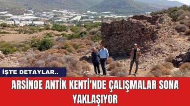 Arsinoe Antik Kenti'nde Çalışmalar Sona Yaklaşıyor