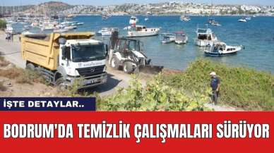 Bodrum'da Temizlik Çalışmaları Sürüyor