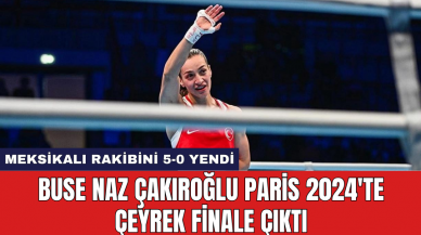 Buse Naz Çakıroğlu Paris 2024'te çeyrek finale çıktı