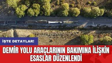 Demir yolu araçlarının bakımına ilişkin esaslar düzenlendi