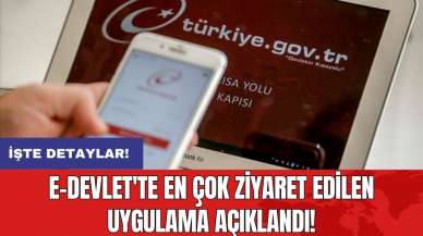 e-Devlet'te en çok ziyaret edilen uygulama açıklandı!