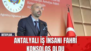 Antalyalı İş İnsanı Fahri Konsolos Oldu