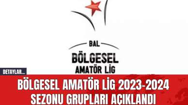 Bölgesel Amatör Lig 2023-2024 Sezonu Grupları Açıklandı