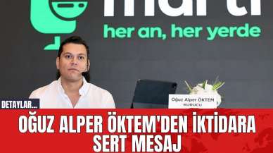 Oğuz Alper Öktem'den İktidara Sert Mesaj