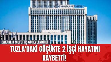 Tuzla'daki Göçükte 2 İşçi Hayatını Kaybetti! Bakanlık Müfettiş Görevlendirdi