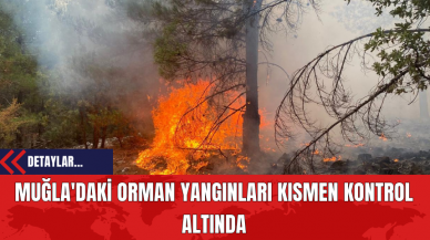 Muğla'daki Orman Yangınları Kısmen Kontrol Altında