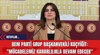 DEM Parti Grup Başkanvekili Koçyiğit: 'Mücadelemiz Kararlılıkla Devam Edecek'