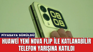 Huawei yeni Nova Flip ile katlanabilir telefon yarışına katıldı