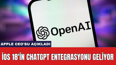 iOS 18'in ChatGPT entegrasyonu geliyor