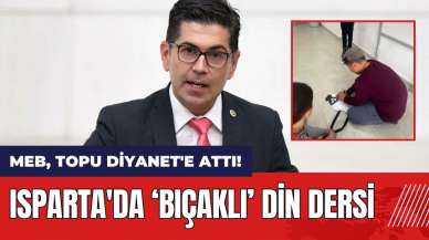 Isparta'da bıçaklı din dersi iddiası! Milli Eğitim topu Diyanet'e attı