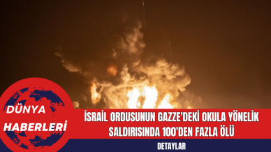 İsrail Ordusunun Gazze'deki Okula Yönelik Saldırısında 100'den Fazla Ölü