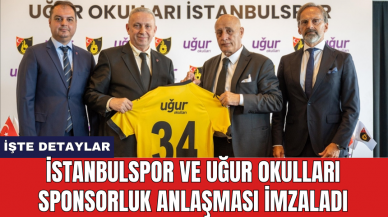 İstanbulspor ve Uğur Okulları sponsorluk anlaşması imzaladı