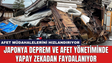 Japonya deprem ve afet yönetiminde yapay zekadan faydalanıyor