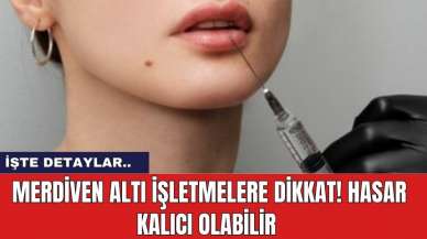 Merdiven Altı İşletmelere Dikkat! Hasar Kalıcı Olabilir