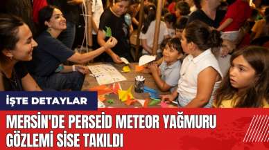 Mersin'de Perseid meteor yağmuru gözlemi sise takıldı