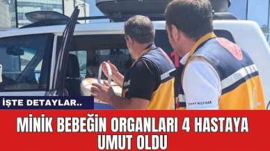 Minik bebeğin organları 4 hastaya umut oldu