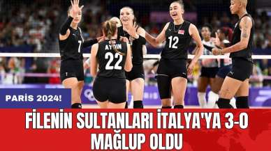 Paris 2024: Filenin Sultanları İtalya'ya 3-0 mağlup oldu