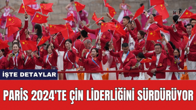 Paris 2024'te Çin liderliğini sürdürüyor