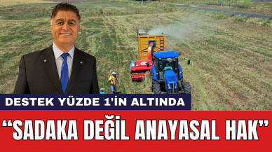 Çiftçi Sadaka Değil Anayasal Hakkını İstiyor! ZMO Şube Başkanı Ali Top'tan Tarıma Destek Açıklaması