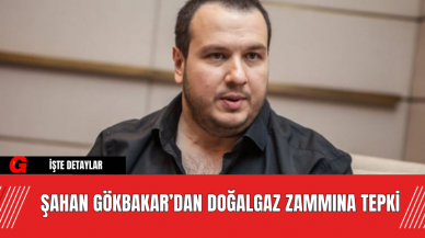 Şahan Gökbakar’dan Doğalgaz Zammına Tepki