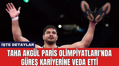 Taha Akgül Paris Olimpiyatları'nda güreş kariyerine veda etti